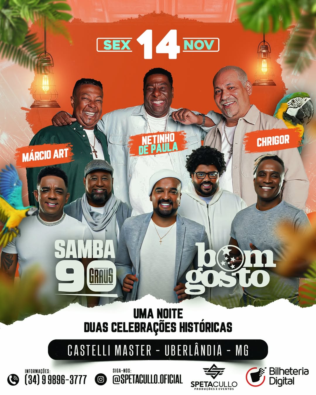 Samba 90º Graus – Bom Gosto – Marcio Art – Netinho de Paula – Chrigor