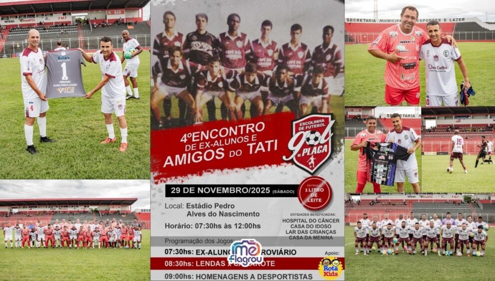 4º Ano da Campanha de Arrecadação de Leite – Escolinha de Futebol Gol de Placa